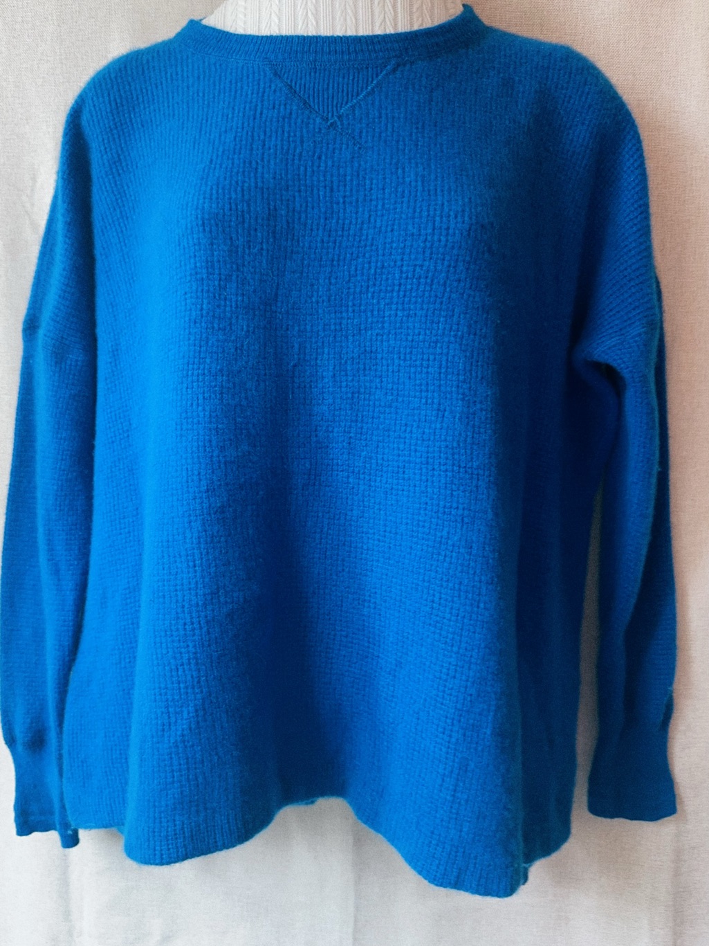 Polo Ralph Lauren 100% Cashmere Sapphire Tide Electric Cobalt Sweater